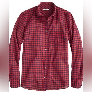J.Crew Boy Shirt Red Buffalo Check